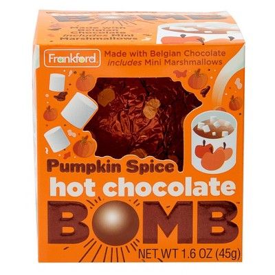 Frankford Halloween Pumpkin Spice Hot Chocolate Melting Bomb - 1.6oz | Target