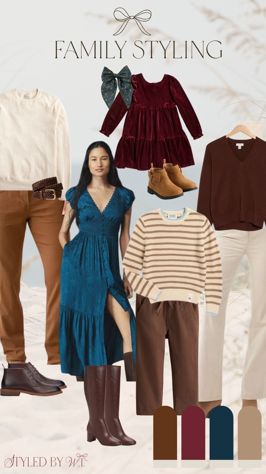 Gorgeous family style for my long time clients 🫶🏼 I love that grandma gets to be in their family pics each year too 

#LTKKids #LTKMens #LTKHoliday