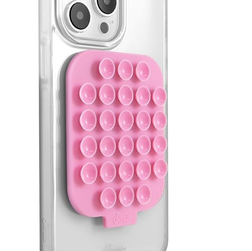Sonix | Magnetic Silicone Suction Cup Phone Mount for iPhone | Compatible with MagSafe | Soft, Light Pink | Pink Rose | Amazon (US)