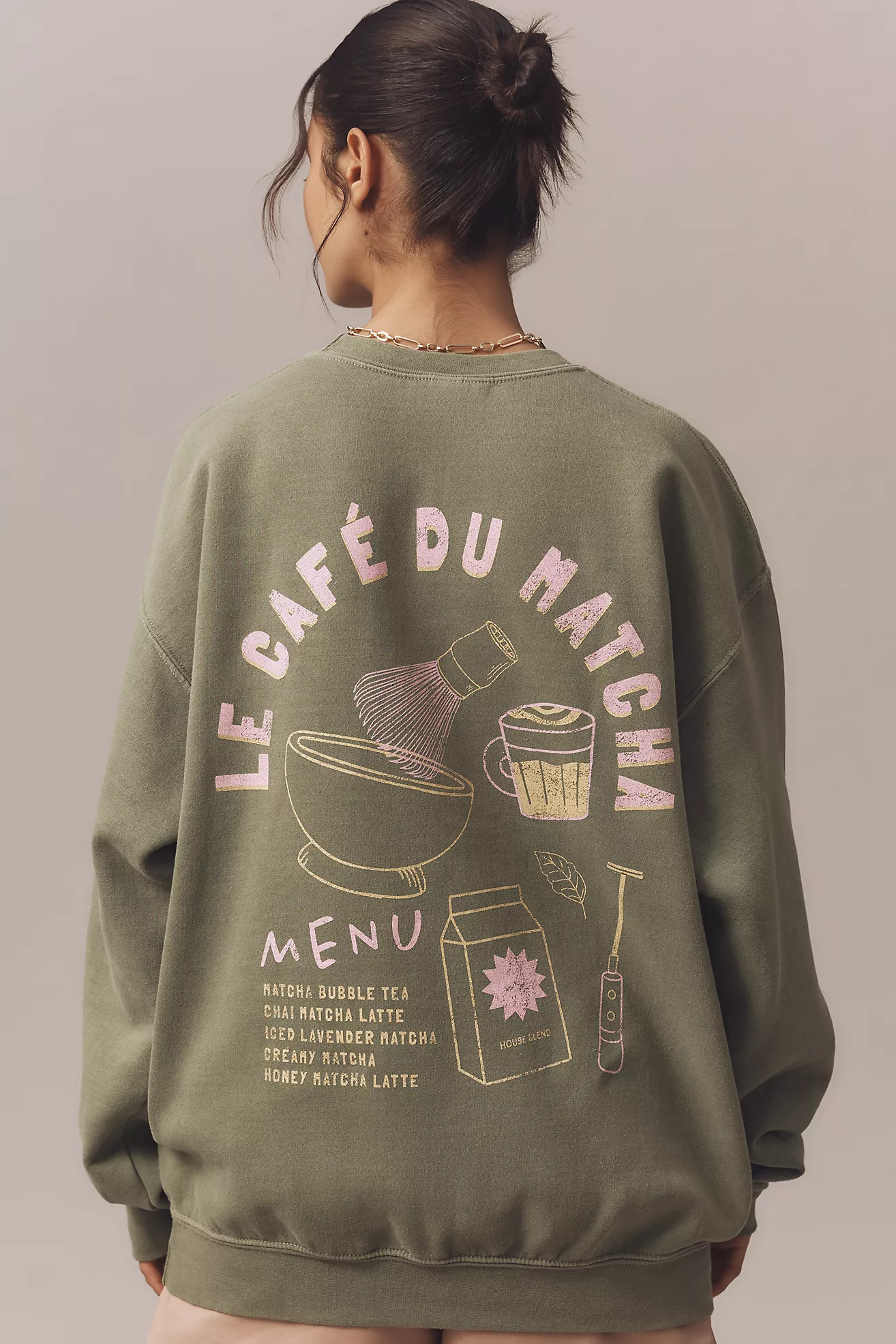 By Anthropologie Le Café du Matcha Graphic SweatshirtBy Anthropologie
  


  


  


  


  

Wr... | Anthropologie (US)