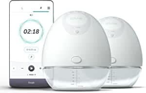 Elvie Breast Pump | Double Electric Breast Pump (24mm/28mm Nipple Shields) - Breast Pump Hands Free - Tubeless Wearable Breast Pump | Amazon (UK)
