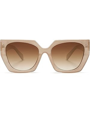 SOJOS Big Trendy Polarized Sunglasses Womens Oversized Cateye Sunnies Lentes De Sol Para Mujer SJ... | Amazon (US)