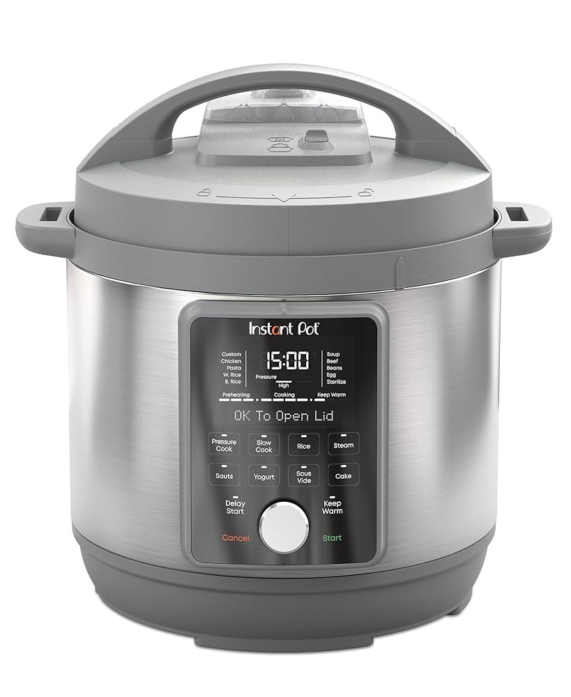Instant Pot, 8-Quart Whisper Quiet 9-in-1 Electric Pressure Cooker, Slow Rice Cooker, Steamer, Sa... | Amazon (US)