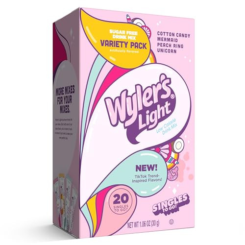 Wyler's Light Singles to Go Powder Packets, Water Drink Mix, Variety Pack, Watertok Fun Flavors, ... | Amazon (US)
