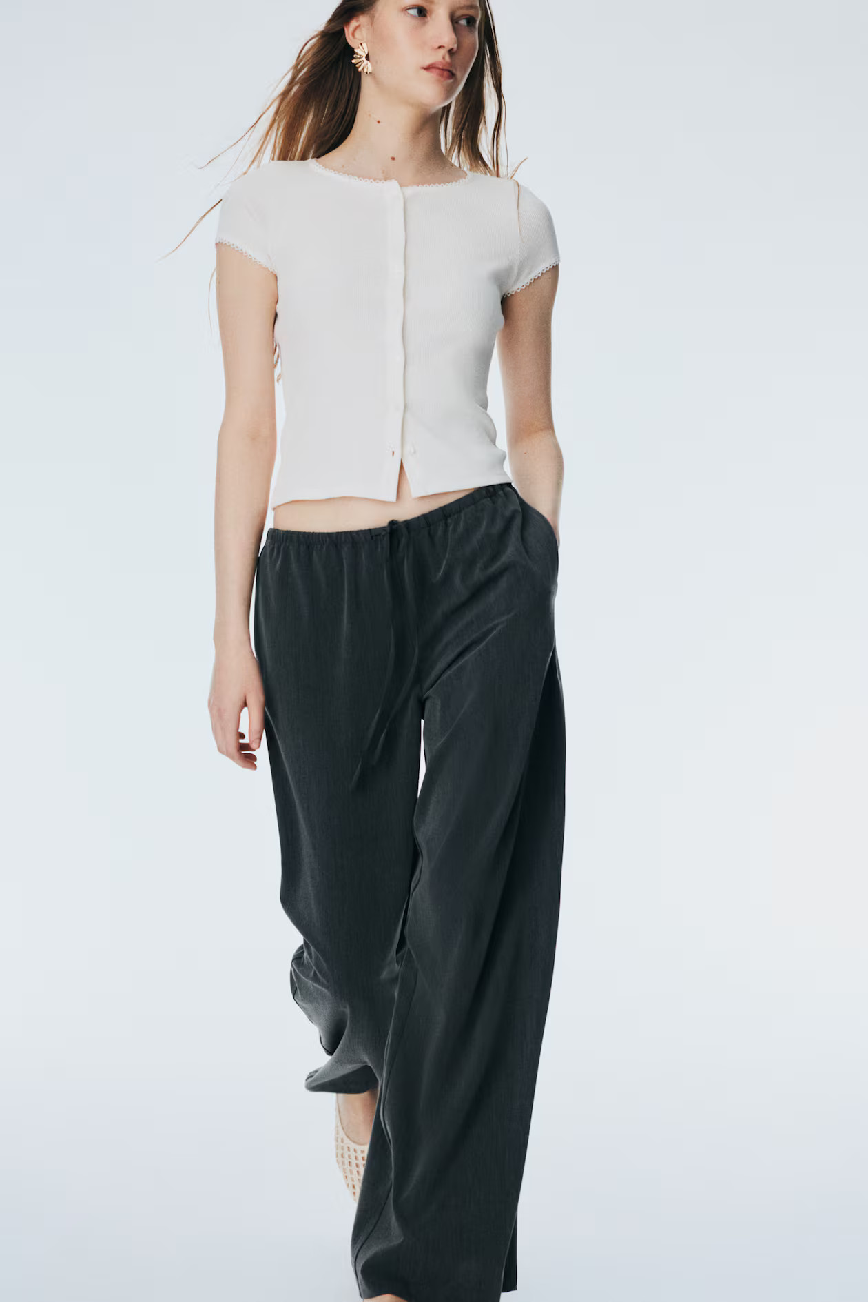 Twill Drawstring Pants | H&M (US + CA)