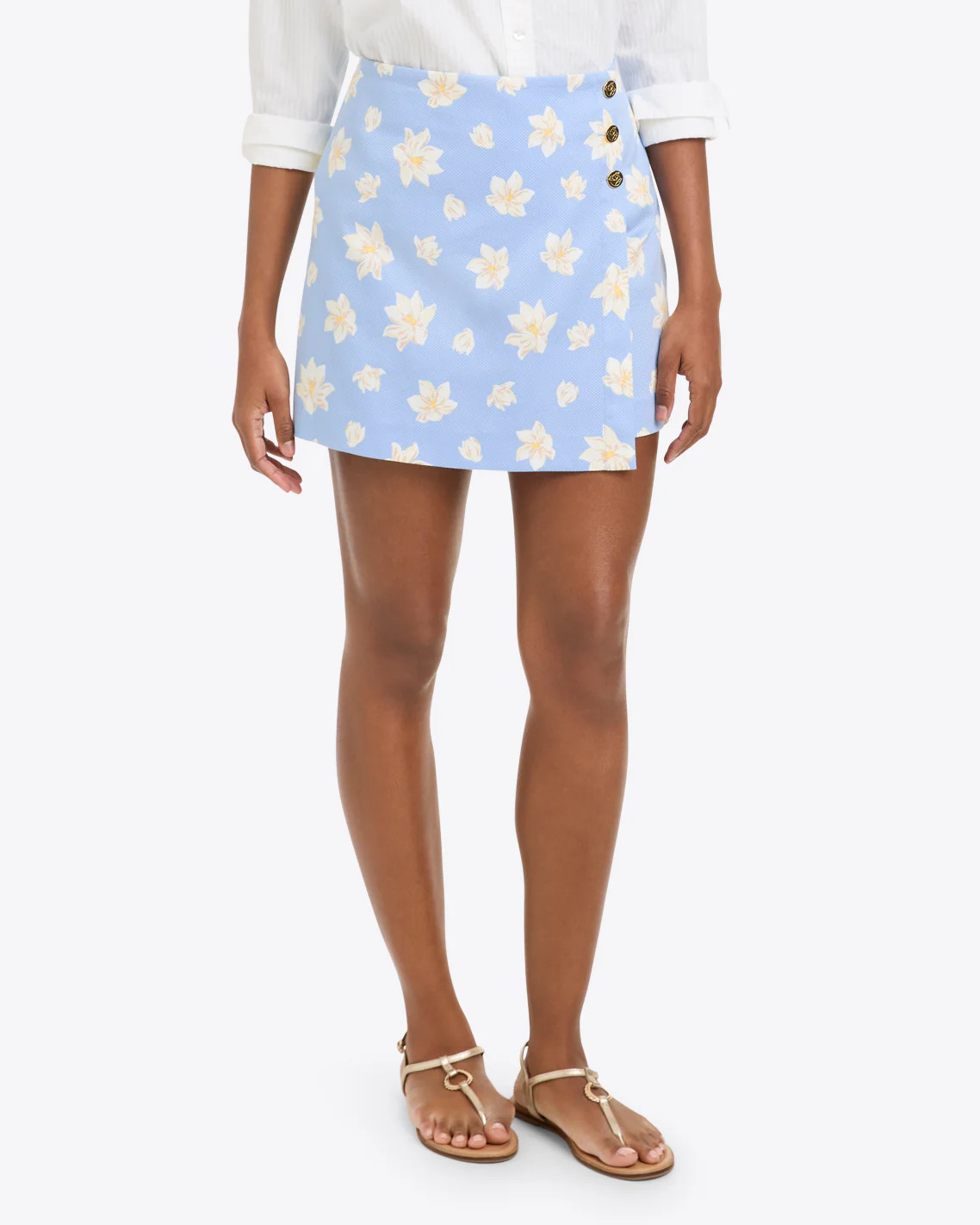 Mini Wrap Skort in Pique | Draper James (US)