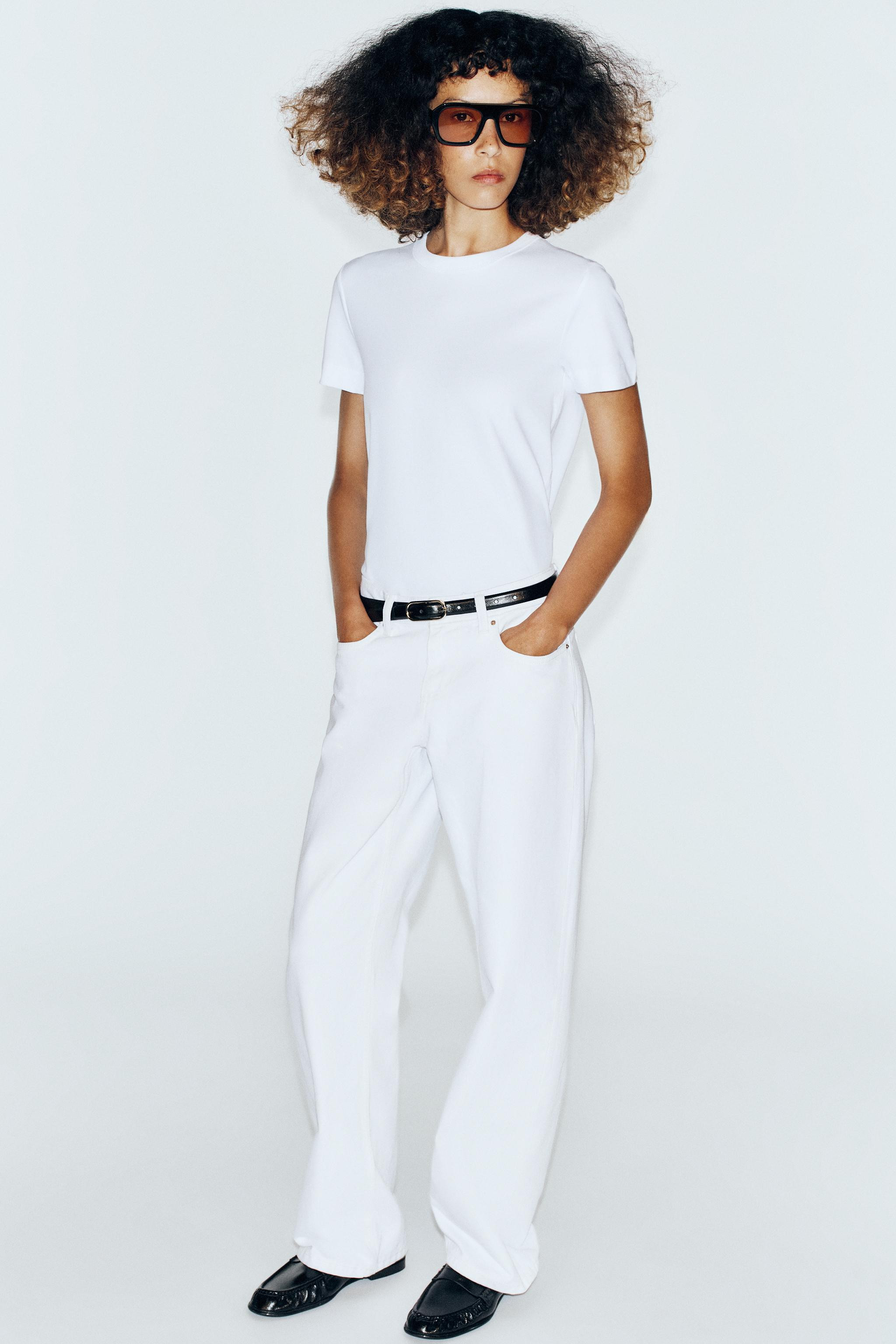 INTERLOCK short sleeve T-SHIRT | Zara UK