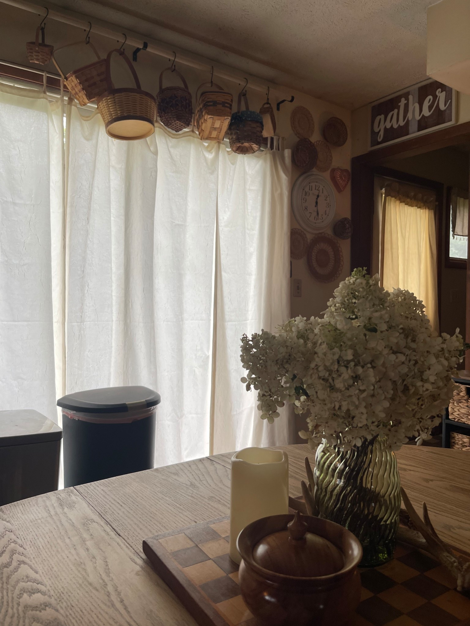 Our homes should be filled with things that make us happy when we look at them! 

This basket rail just needs a moment, how cute and functional of a way to store and decorate with your baskets!! Also, I love how these curtains let in light but also give privacy! 

Shop below to create a look like this!! 

#LTKHome #LTKFindsUnder50 #LTKStyleTip