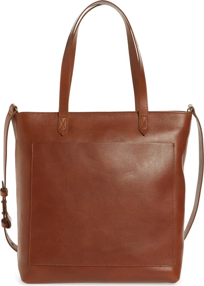 Madewell The Zip-Top Medium Transport Leather Tote | Nordstrom | Nordstrom