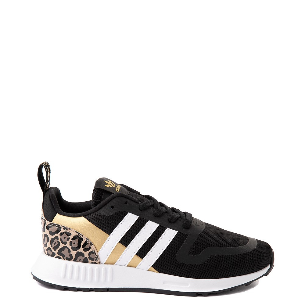 Womens adidas Multix Athletic Shoe - Black / Gold / Leopard | Journeys