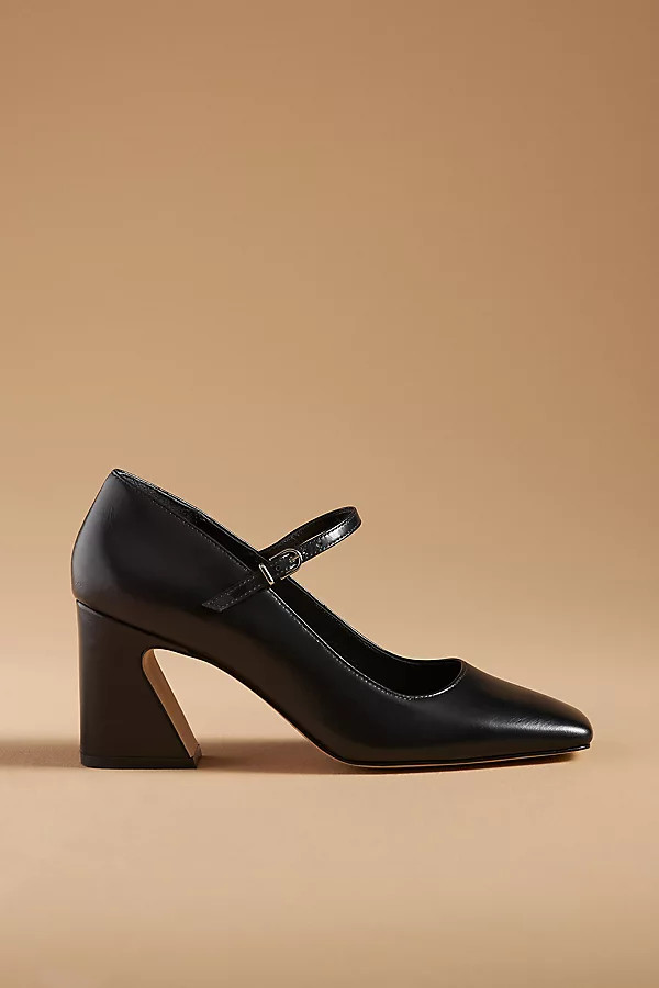 Square-Toe Mary Jane Heels | Anthropologie (US)