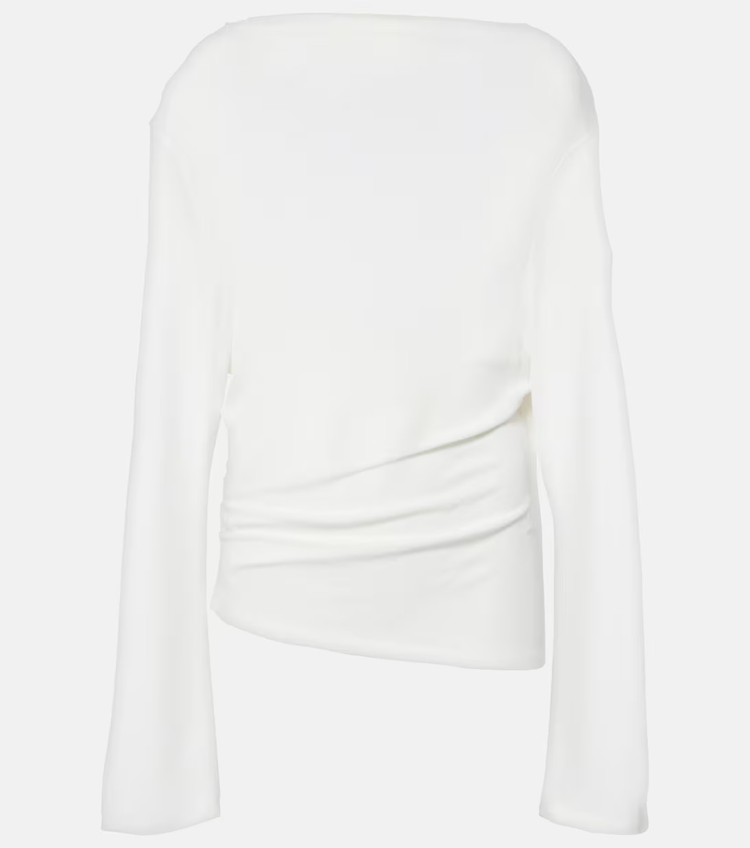 Croisière draped open-back crêpe jersey top | Mytheresa (US/CA)