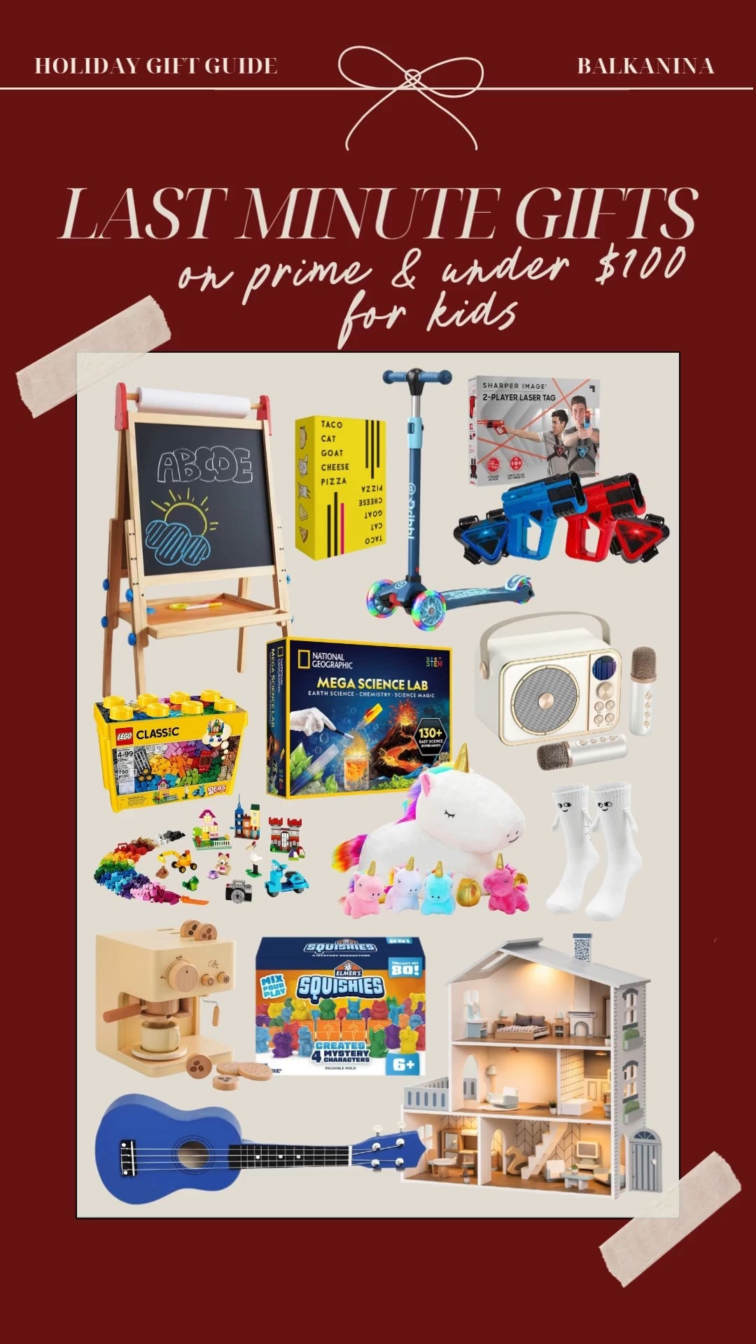 Last minute gifts for the kids in your life! Everything on prime and under $100, guaranteed to come quick! Perfect for late shoppers or just regular gift ideas! 

Gifts for kids, gifts for toddlers, Christmas gifts for kids, what to get kids for Christmas 

#LTKKids #LTKHoliday #LTKGiftGuide