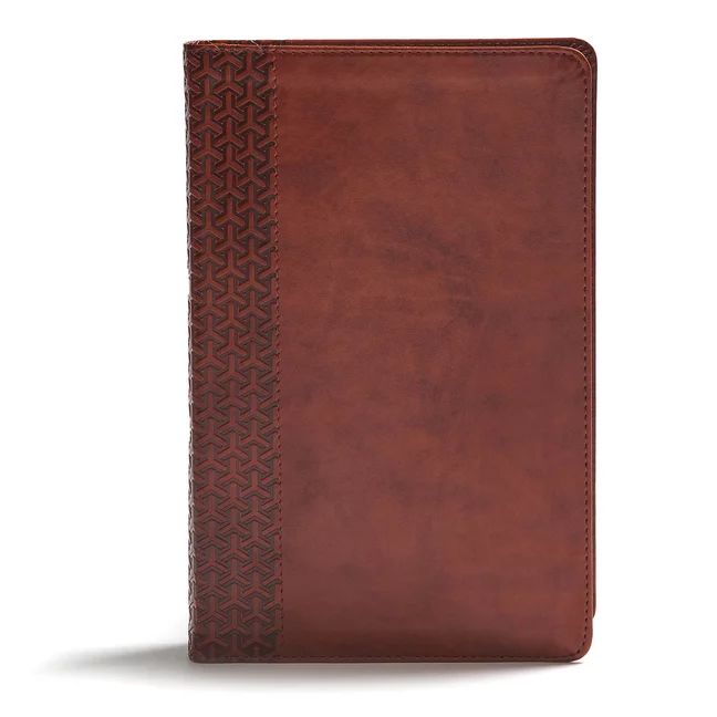 CSB Everyday Study Bible, British Tan Leathertouch (Hardcover) | Walmart (US)