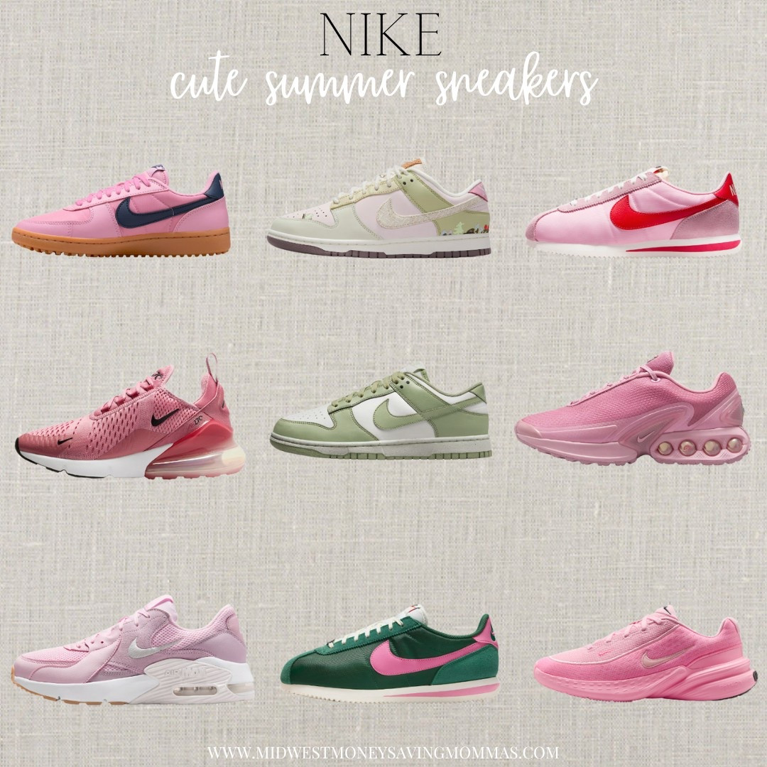 Cute summer sneakers

Nike shoes  pink sneakers  green sneakers  footwear  summer fashion  athletic shoes 

#LTKShoeCrush #LTKSeasonal #LTKStyleTip