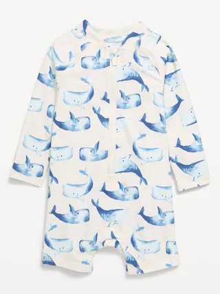 Printed Swim Rashguard Bodysuit for Baby | Old Navy (US)