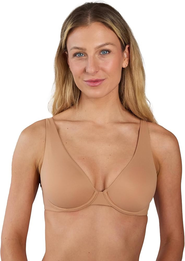 Floatley Cozy Wired Unlined 2ply Stretch Supportive Full Coverage Everyday Buttery Soft Comfort U... | Amazon (US)