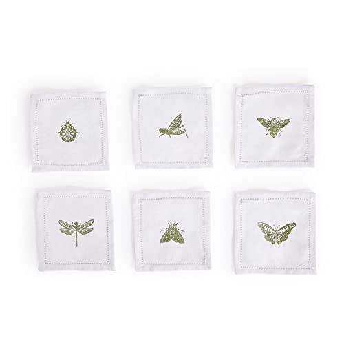 Two's Company Set Of 6 Insect Cocktail Napkins | Amazon (US)