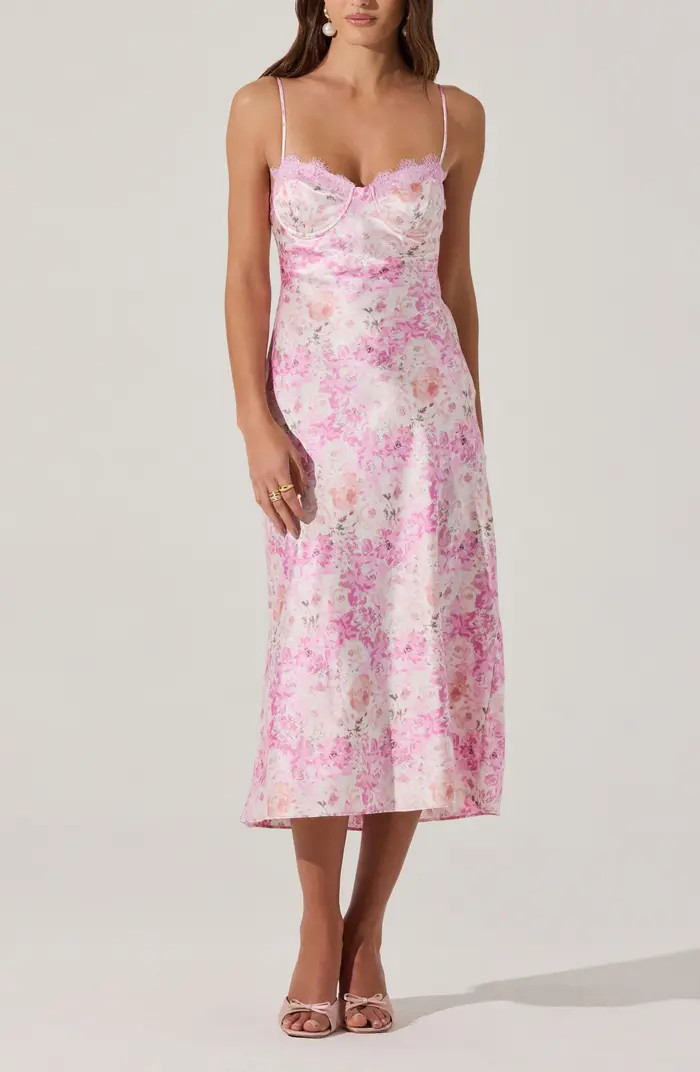 Lace Trim Satin Slipdress | Nordstrom Rack