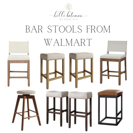 Bar stools from Walmart. Counter and dining table height. A couple of these are on sale right now! 

#LTKFind #LTKsalealert #LTKhome