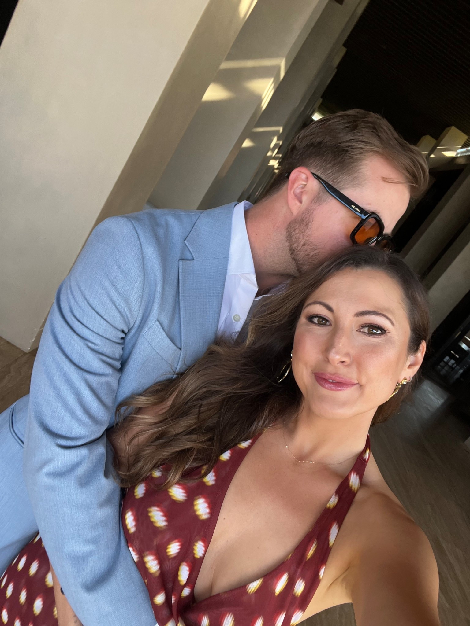 Wedding Guest Couple - Men’s Blue Suit + Polka Dot Dress

#LTKWedding