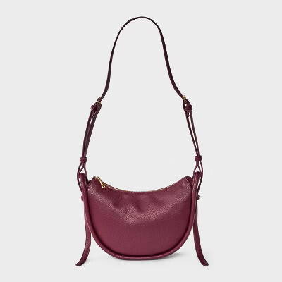 Bumper Crescent Shoulder Bag - A New Day™ Red | Target