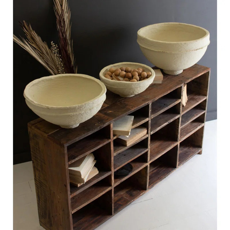 Union Rustic Cutrer Handmade Stoneware Decorative Bowl - Set of 3 | Wayfair | Wayfair North America