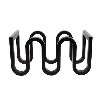 New View Desktop Wavy Record Holder Brown | Target