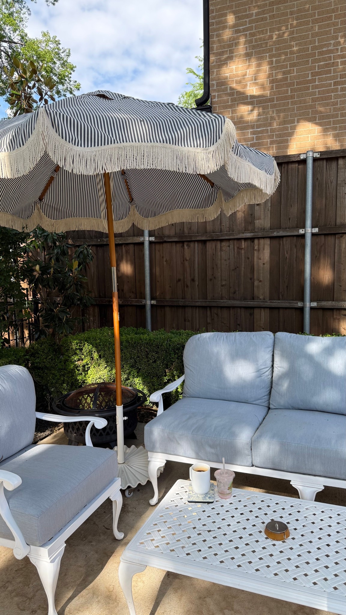 Love our outdoor setup so much