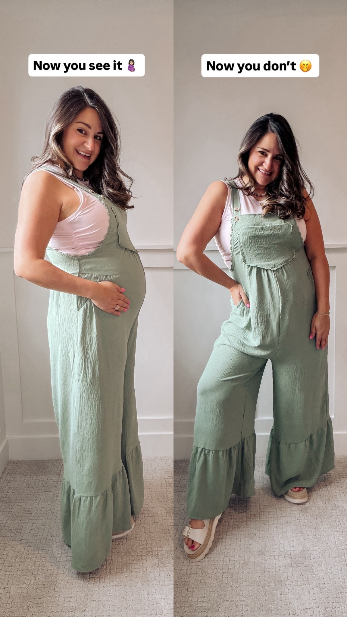 Such a fun spring outfit! Love this lightweight tank paired with this fun jumpsuit! Bump friendly too!

Romper style, overalls, pregnancy outfit, maternity outfit, workout top, Amazon fashion, Amazon outfit, platform sandals, comfy outfit, mom style, mom outfit 

#LTKBump #LTKPetite #LTKmomlife