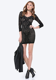 Marian Lace Dress | Bebe (Global)