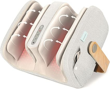 Homedics Luxe Comfort Foot Massager & Calf Massager with Heat, Shiatsu, Deep Kneading, Air Compre... | Amazon (US)