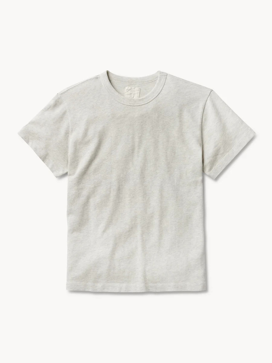 Heather Oat Field-Spec Cotton Heavy Tee - Buck Mason- Modern American Classics | Buck Mason