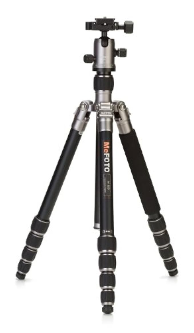 MeFOTO Classic Aluminum Roadtrip Travel Tripod/Monopod Kit - Titanium (A1350Q1T) | Amazon (US)