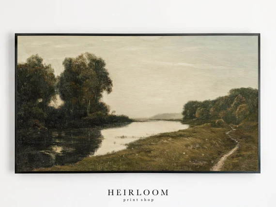 Samsung Frame TV Art  Landscape  Vintage  DIGITAL Art  | Etsy | Etsy (US)