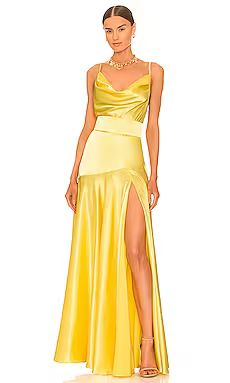 Bronx and Banco Maxi Dress in Canary Yellow from Revolve.com | Revolve Clothing (Global)