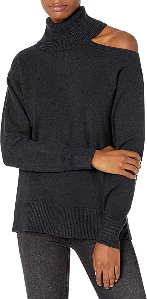 The Drop Women's Josephine Long Sleeve Cutout Loose Turtleneck Sweater | Amazon (US)