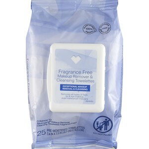 CVS Beauty Fragrance-Free Makeup Remover Towelettes, 25 Count | CVS Health