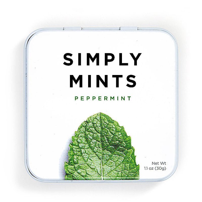 Simply Gum Peppermint Natural Mints - 2oz | Target