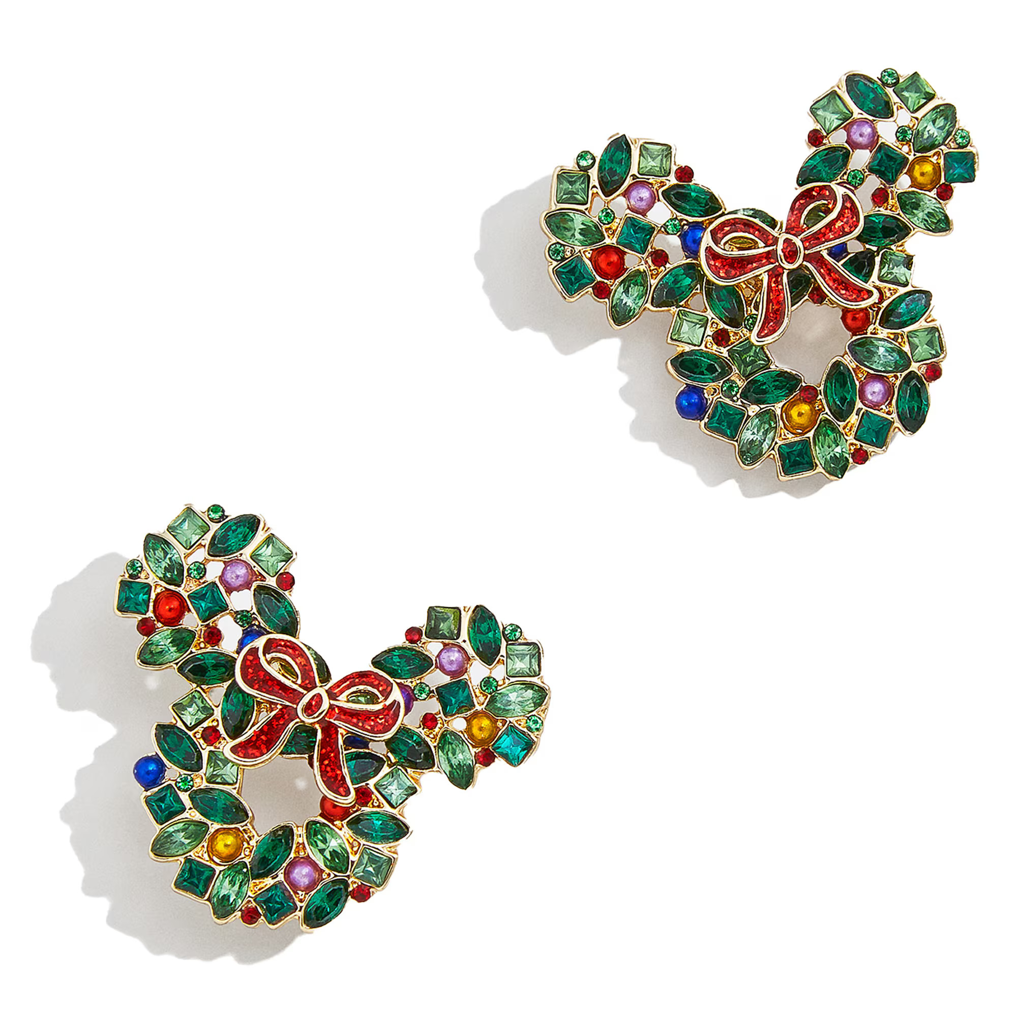 Mickey Mouse BaubleBar Wreath Statement Earrings | Fanatics