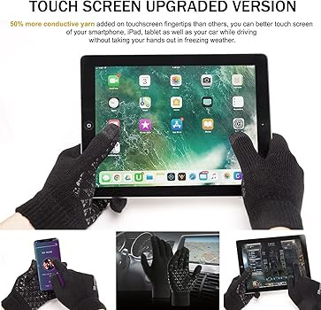 TRENDOUX Winter Gloves for Men Women - Upgraded Touch Screen Cold Weather Thermal Warm Knit Glove... | Amazon (US)