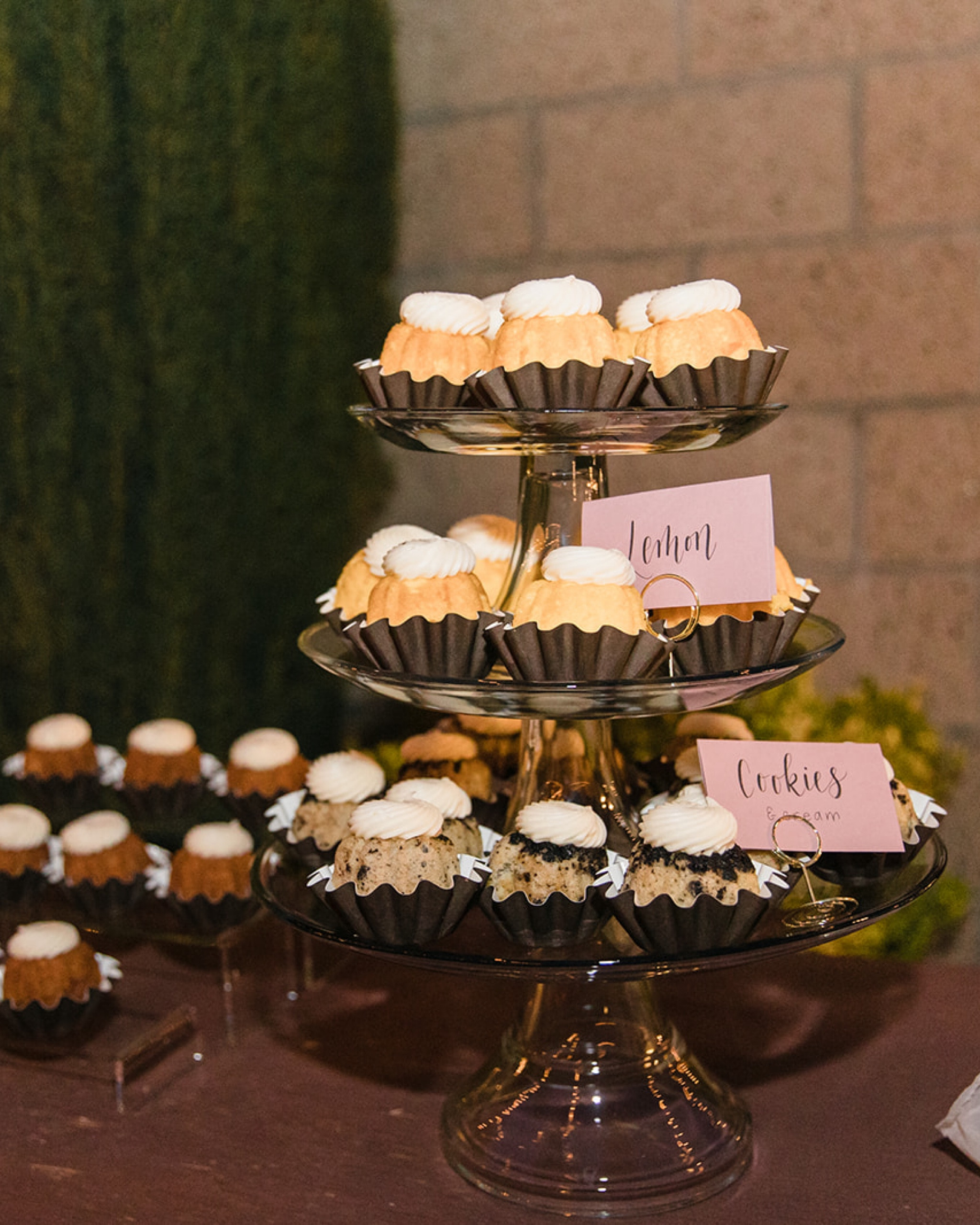Wedding decor - 3 tier cake stand, custom calligraphy buffet cards 

#LTKWedding