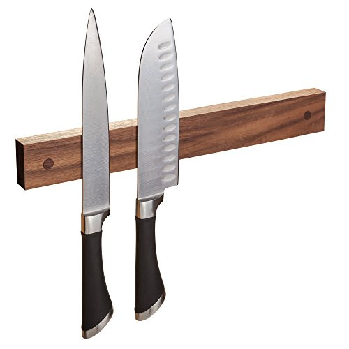wooDsom Powerful Magnetic Knife Strip, Holder Made in USA (Walnut, 12 inches) | Amazon (US)