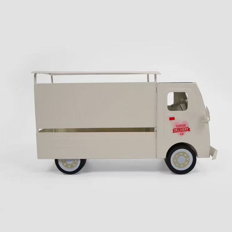 4.5" Cupids Floral Delivery Truck Valentine's Day Decorative Prop - Spritz™ | Target
