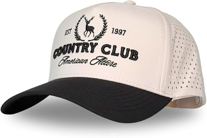 CITRUSY Athletic Trucker Golf Hat | Performance Mens 5 Panel Cap | Cool Breathable Waterproof Wor... | Amazon (US)