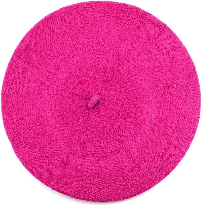 NYFASHION101 French Style Lightweight Casual Classic Solid Color Wool Beret | Amazon (US)