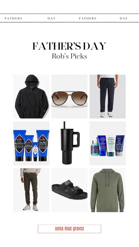 Father’s Day Gift Guide - here are some of Rob’s picks! 

Zip up hoodie, aviator sunglasses, linen pants, beard & grooming kit, simple modern water bottle, moisturizer set, athletic joggers, Birkenstocks, hoodie. 

#LTKStyleTip #LTKOver40