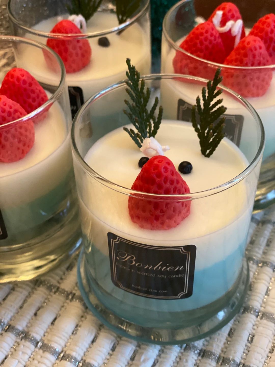 Limited Edition: Christmas Candle/rudolph/strawberry/ Soy - Etsy | Etsy (US)