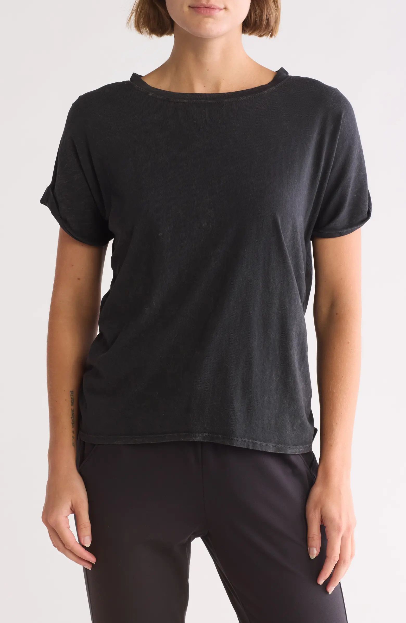 Vintage Wash Ruched T-Shirt | Nordstrom Rack