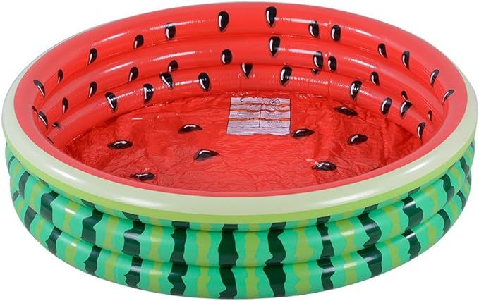 Kiddie Pool, Watermelon Hamburger Ice Cream Inflatable Pool, Water Pool in Summer, Pit Ball Pool ... | Amazon (US)